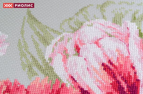 100/037 Набор для вышивания Риолис 'Алые маки', 70*30 см